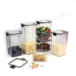 plastic airtight food storage containers with lids