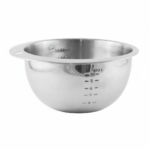 2500ml stainless steel mixing bowl with graduated scale utensil product