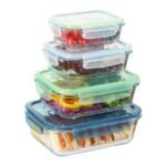 airtight glass food jars for kitchen food preservation